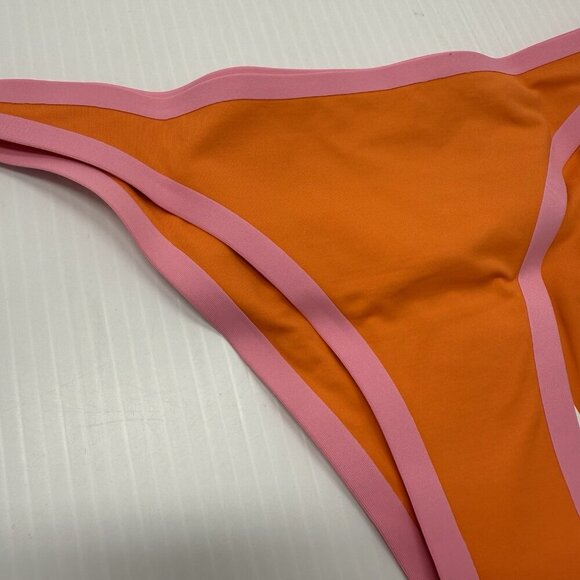 L Space Bikini Bottom Women's Tangerine / Guava Fused Camacho Classic Size S - Picture 4 of 8